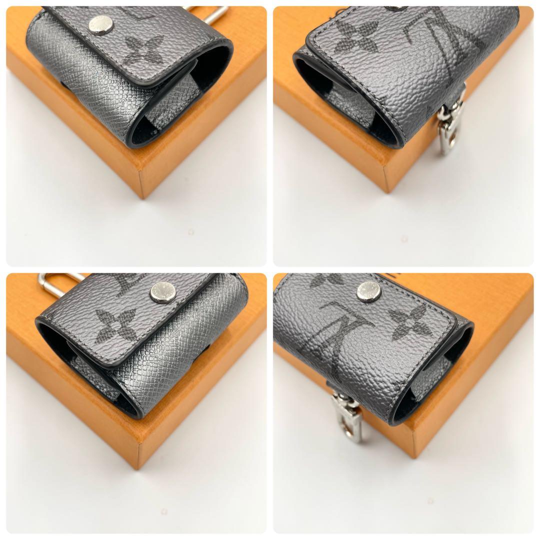 極美品/鑑定済★ルイヴィトン　タイガラマ LV イヤホンケース　M77285
