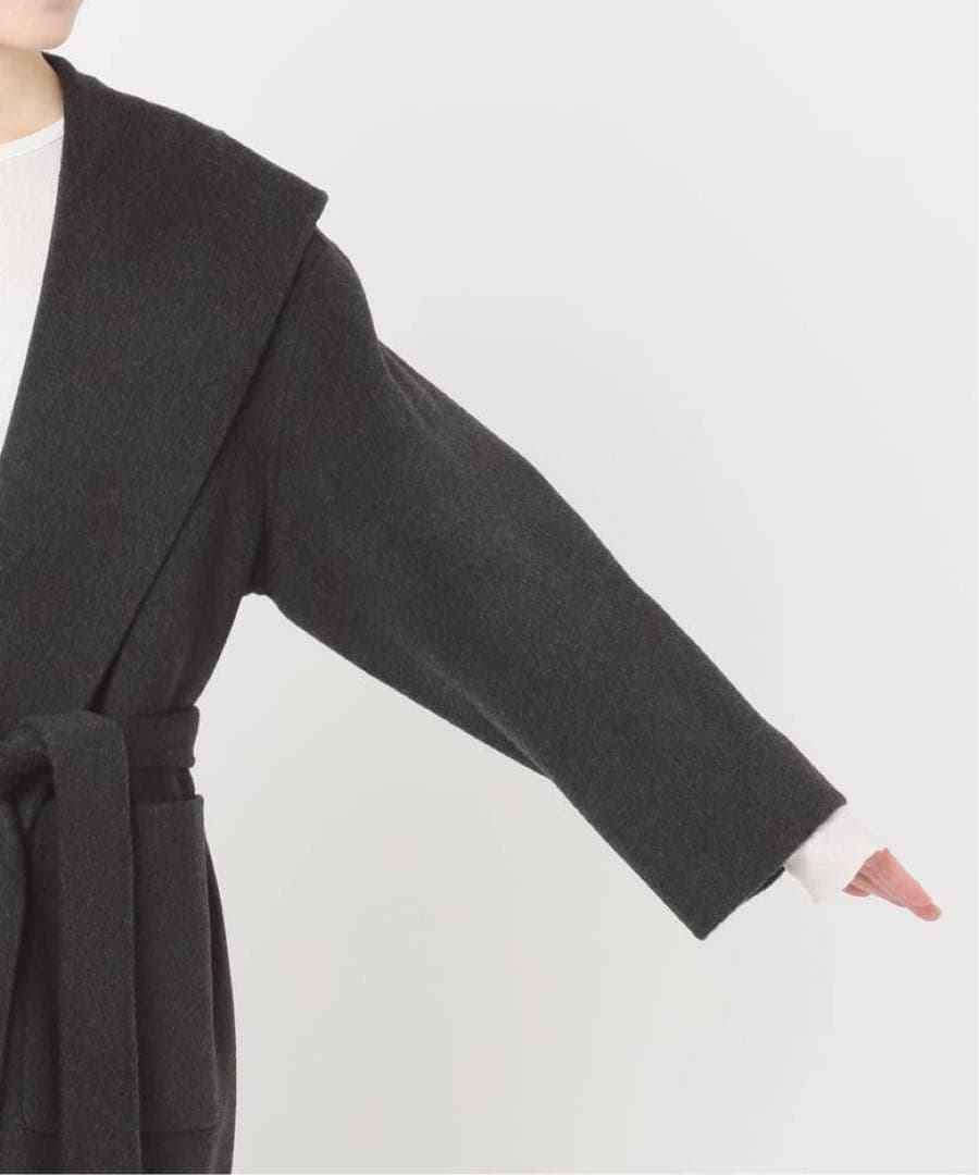 【25AW】FRAMeWORK SUPER160’s フーディショートコート