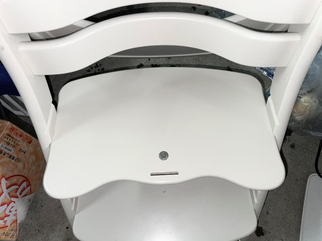 大和屋　すくすくチェアＧＬ5506　グレー 下段棚付き　中古美品