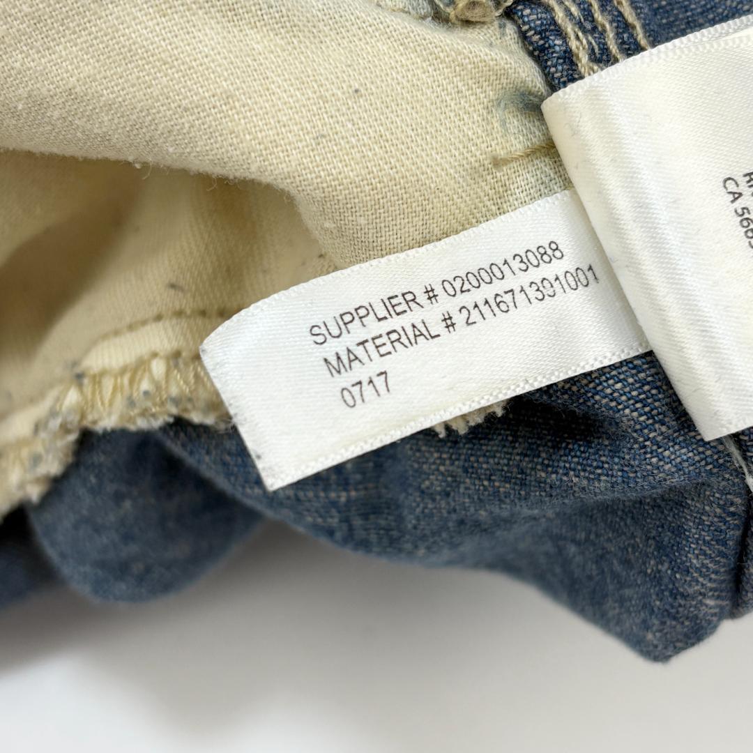 POLO RALPH LAUREN ヴィンテージ加工 デニムオーバーオール XS