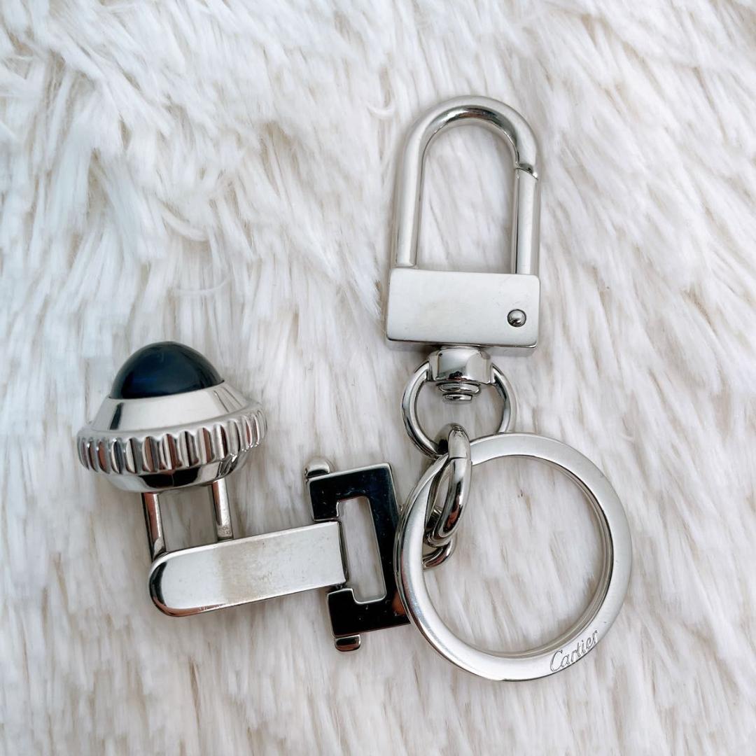 【希少】 パシャ ドゥ カルティエ Cartier キーリング シルバー