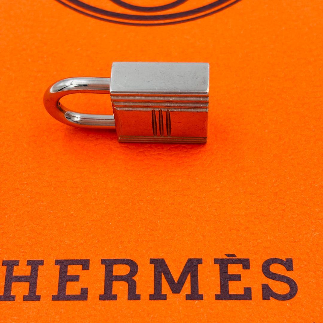 エルメス HERMES カデナ/南京錠 鍵セット No.51 シルバー 美品