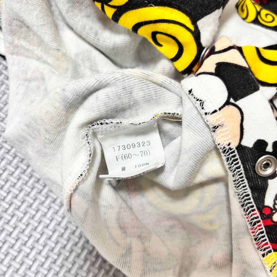 ヒステリックミニ　長袖　ロンパース　総柄　60 70 80 ベビー　4点セット