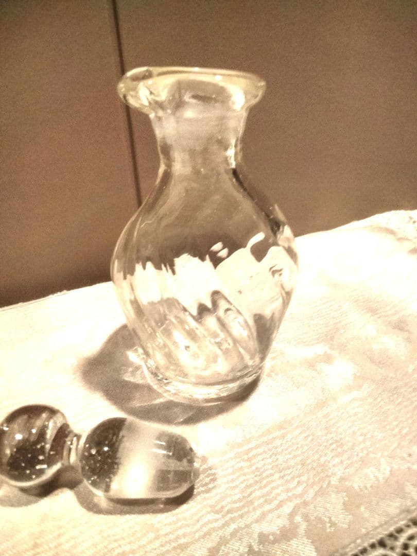 倉敷ガラス　名工　小谷真三　 ドレッシング瓶