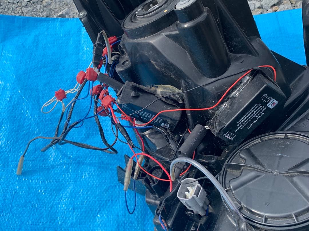 アルファード20後期　ヘッドライト　イカリング