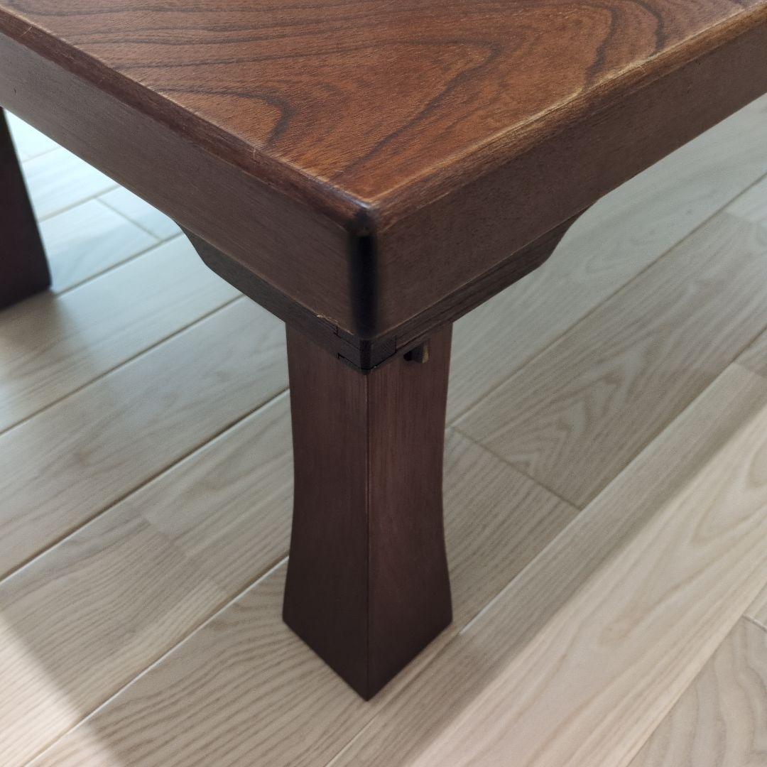 【漆塗り 和家具 テーブル】脚折りたたみ