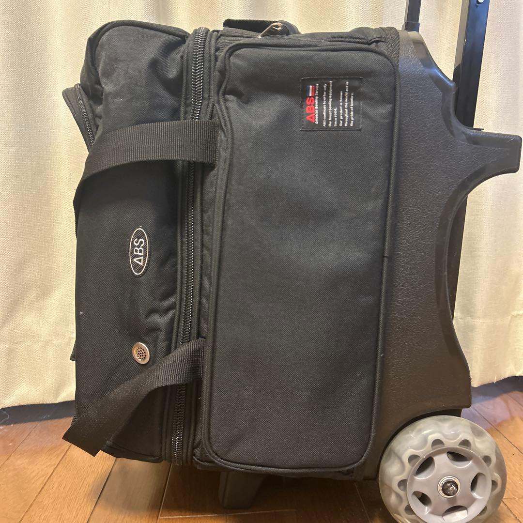 ABS B20-1180 ボウリングバッグ 2個用カート キャスター付き