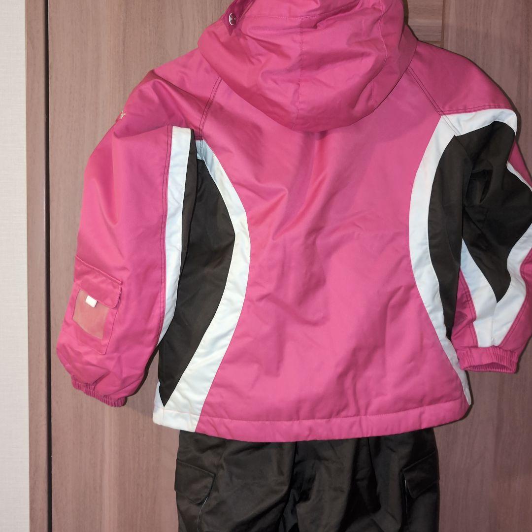 phenix キッズスキーウェア上下セット130cm 花柄 ジャケット+パンツ