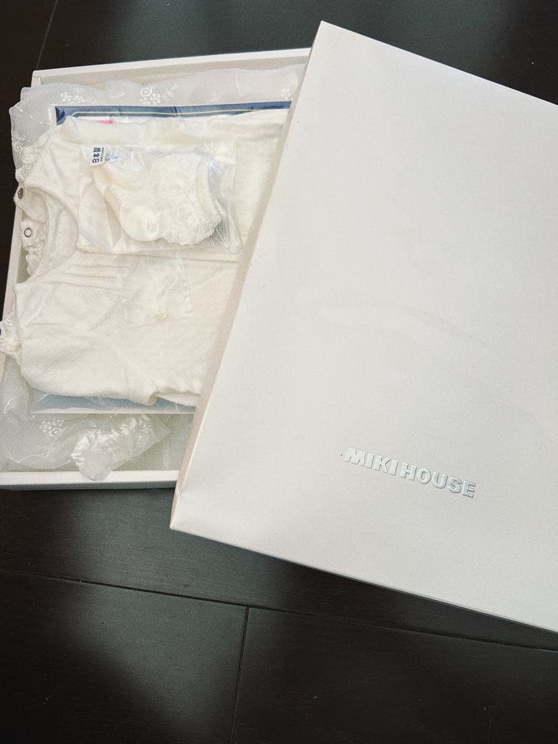 【ミキハウス】 セレモニードレス3点セット【通年向け】【箱入】