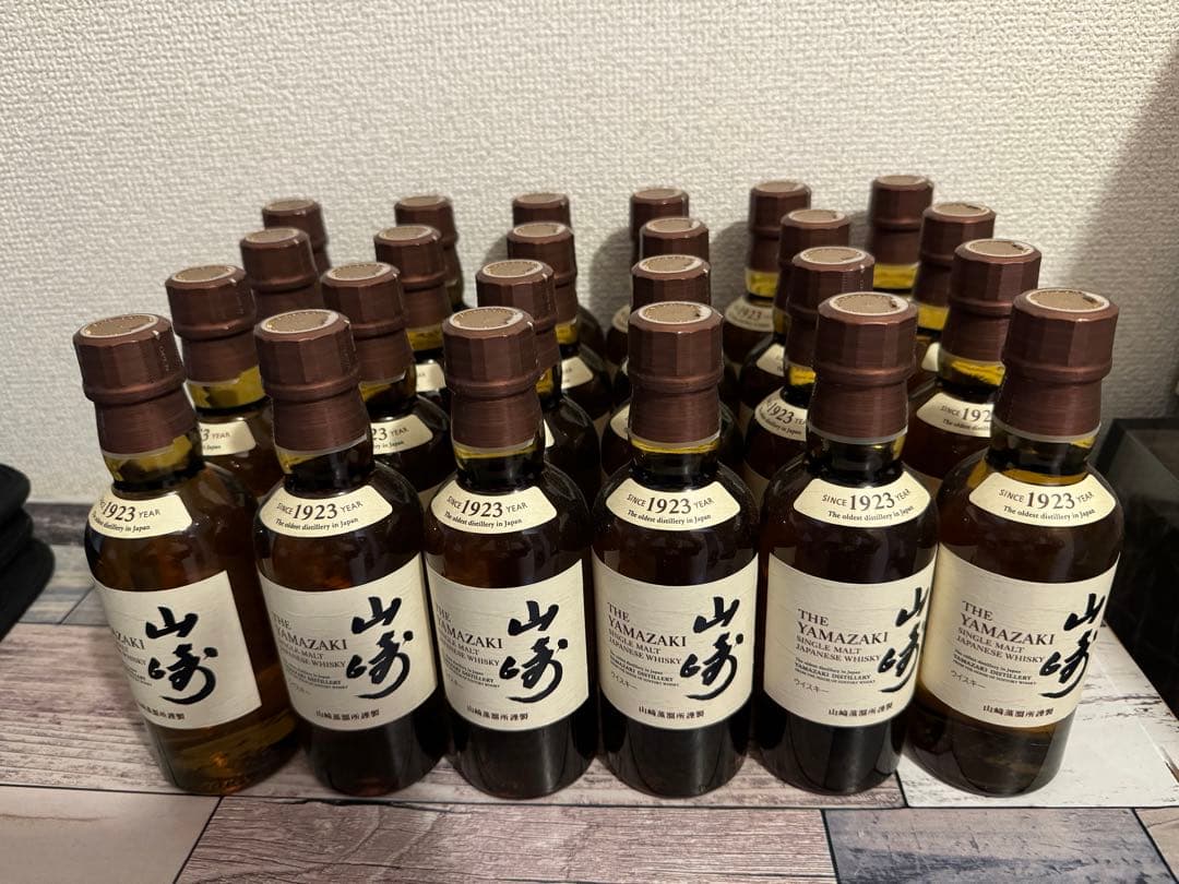 24本 180ml 山崎 ミニボトル サントリー ウイスキー