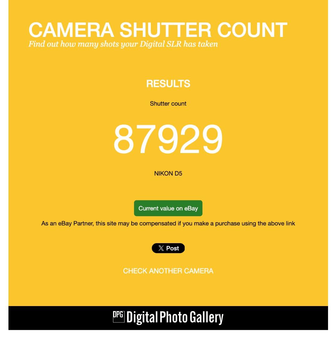 Nikon一眼レフカメラ D5 (CF) ボディ+バッテリー＆充電器 付属