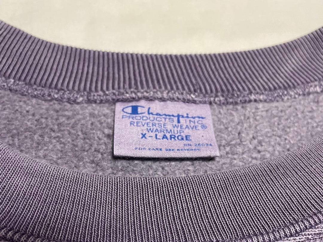 Champion 別注 R/W PIGMENT クルーネックスウェット