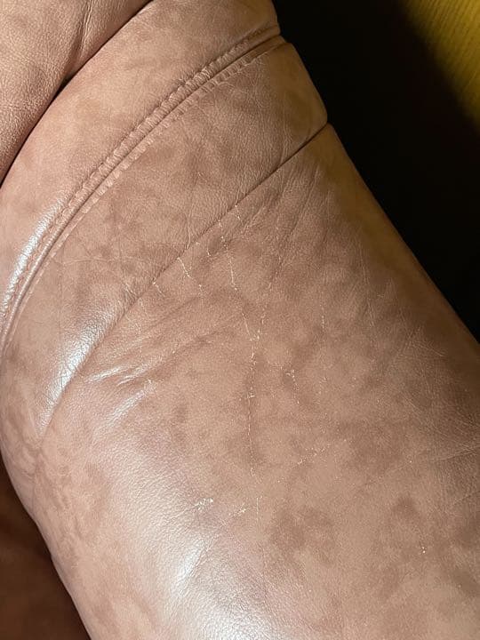 イタリア製　本革　ハイバックゆったり　1人掛けソファー