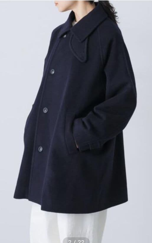 かぐれ ウールシングルPコート