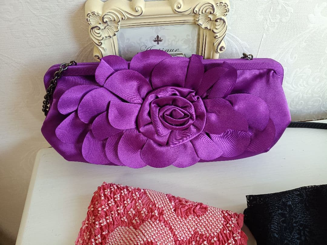 ブランド撫松庵着物とベルベット作り帯セット