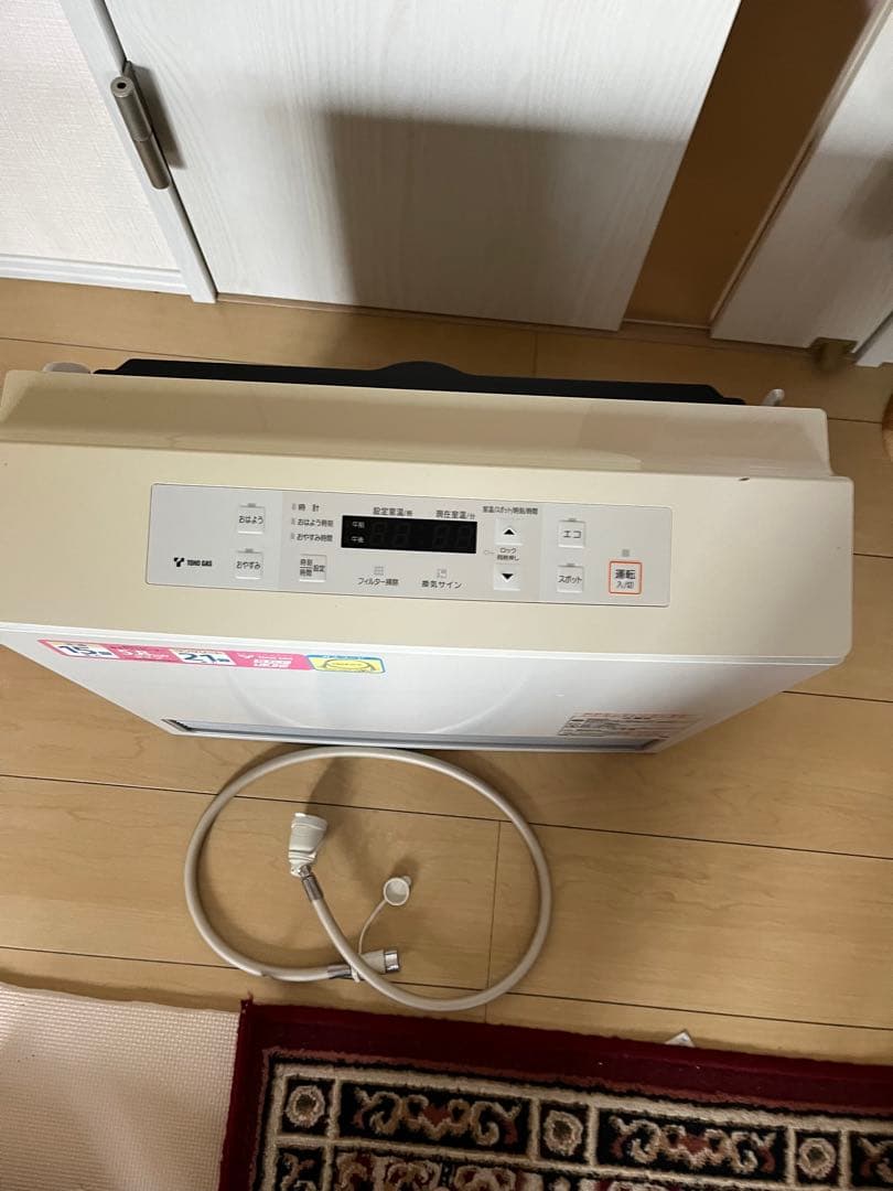 リンナイ ガスファンヒーター/RC-U5801E/都市ガス/コード付き