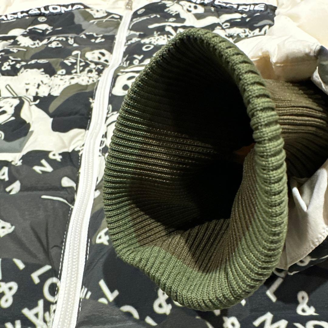 【MARK&LONA】ダウンジャケット カモフラージュジャケット　L