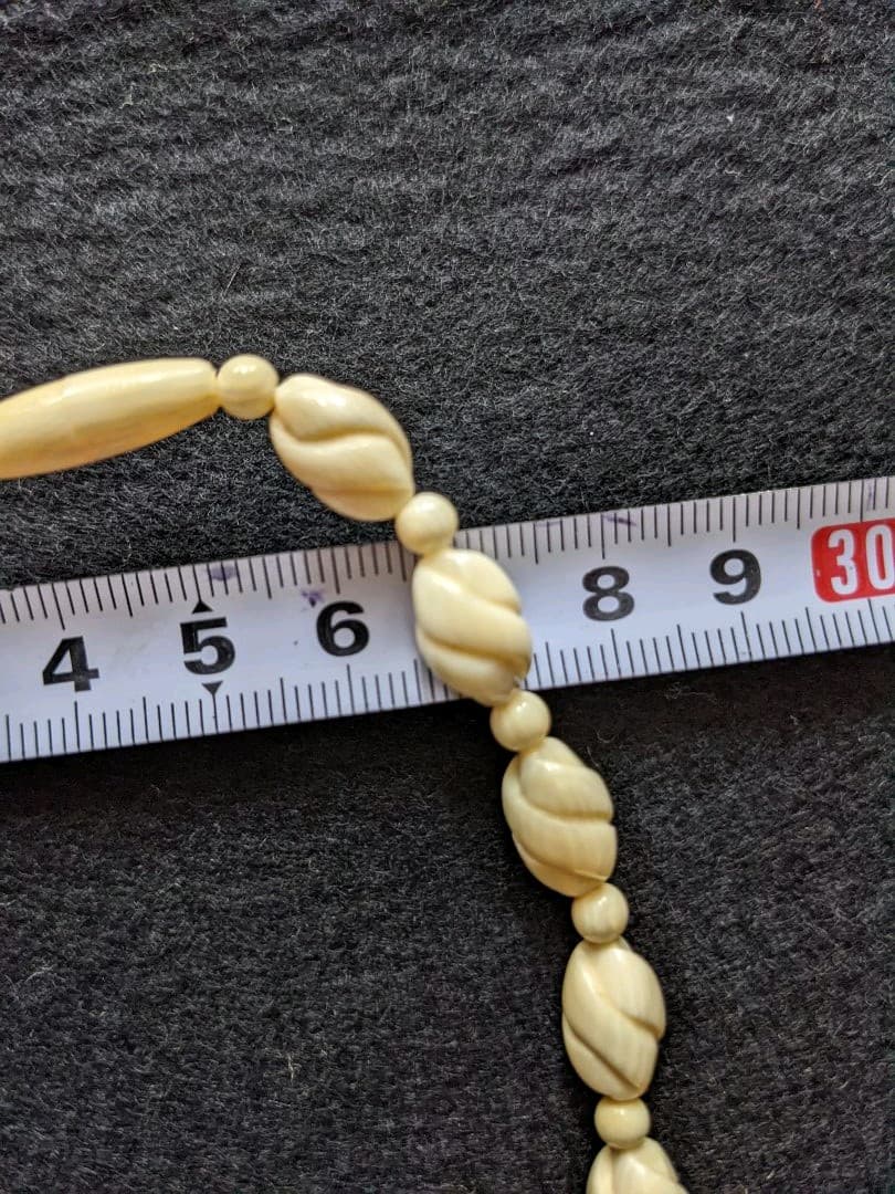 ♦？鹿角？骨？鯨歯の牙彫り 工芸品 ネックレス 宝飾品 貴金属 骨董品
