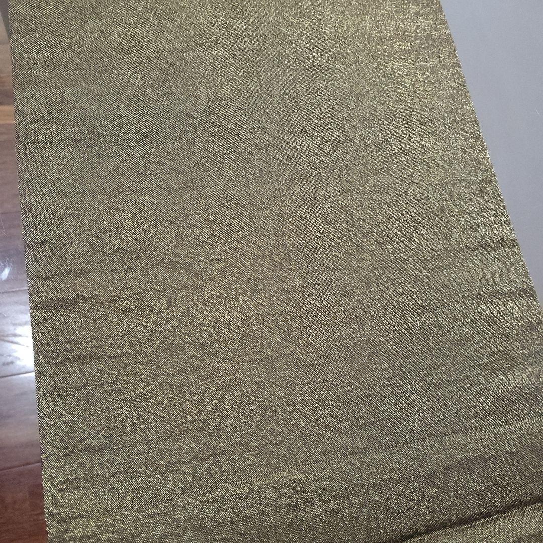 試着程度の極美品❣️西陣織物　華文様六通袋帯　正絹　金糸　ゴージャス♡黒地♡素敵