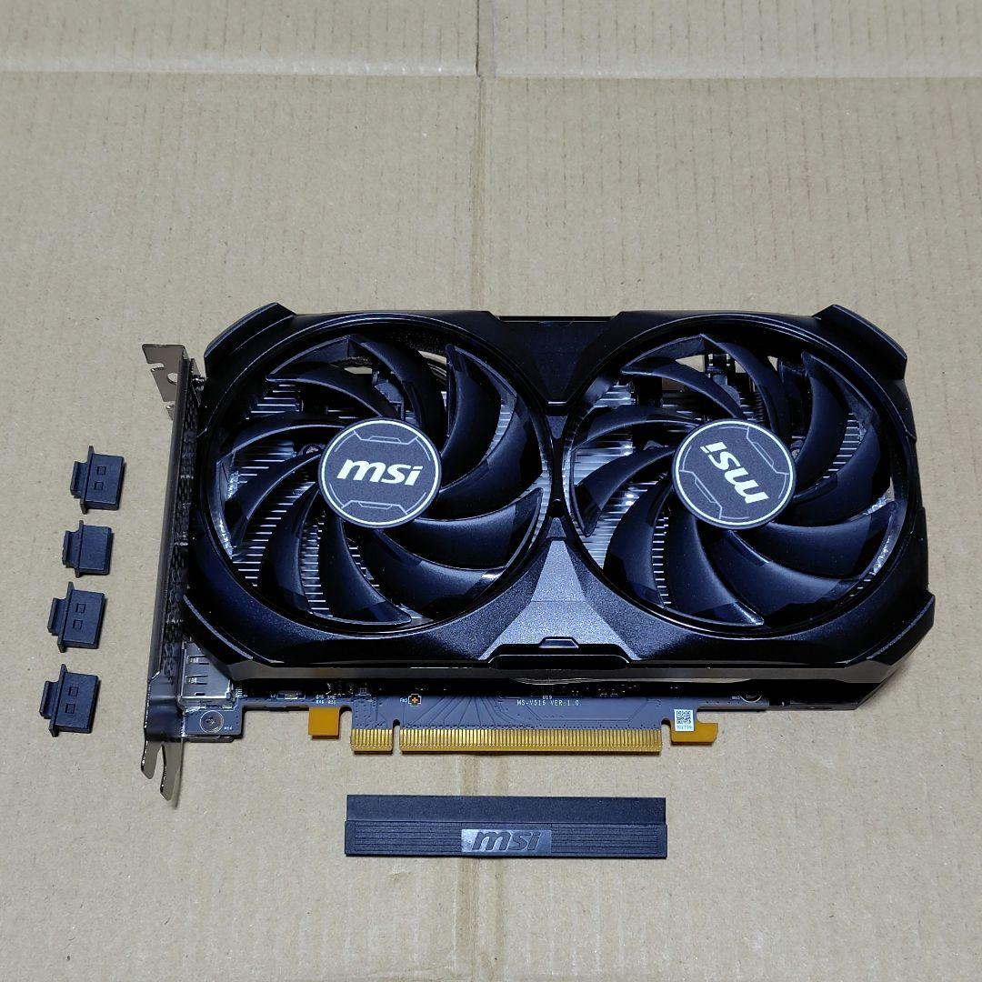 グラフィックボード・グラボ・ビデオカード MSI GeForce RTX 4060 VENTUS 2X BLACK 8G