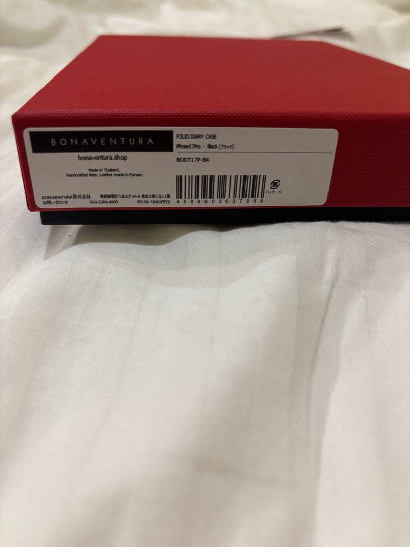 【新品】BONAVENTURA iPhone 17Pro Max 手帳型ケース