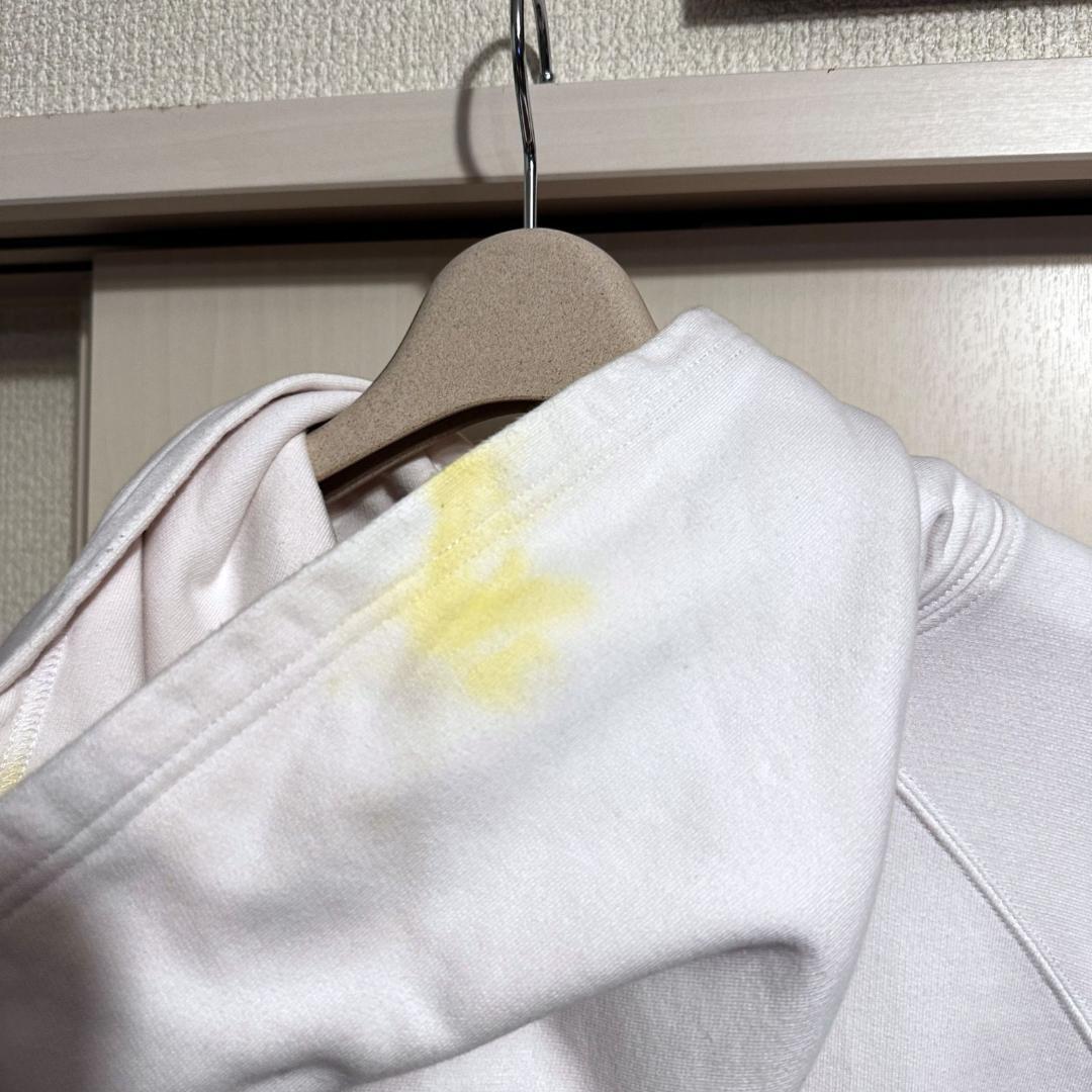 BALENCIAGA　パーカー　白　サイズ1　※汚れあり　HR0296