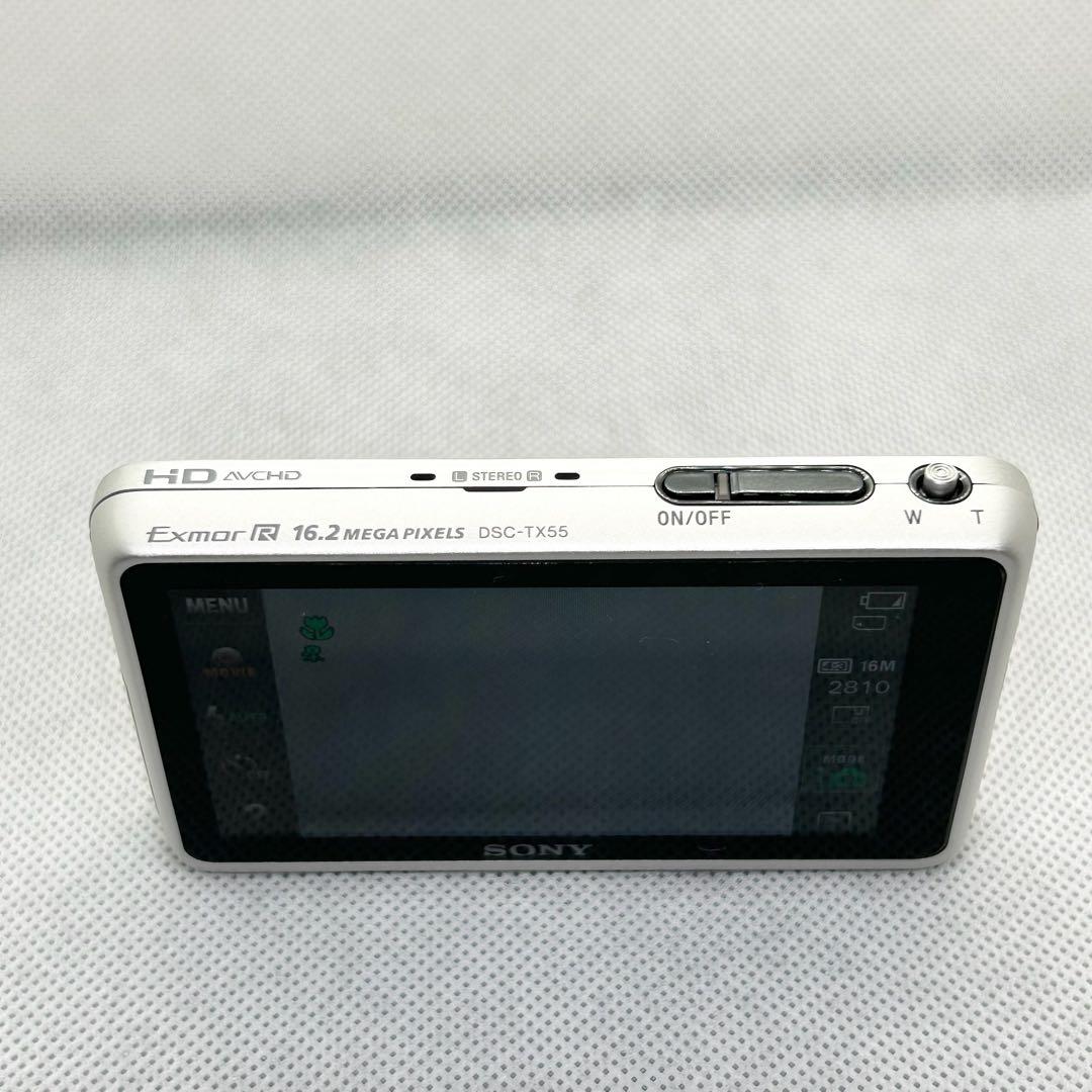 【極美品】SONY サイバーショット DSC-TX55 コンデジ ケース付き