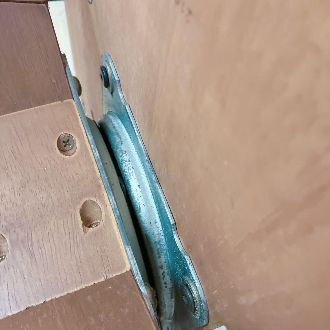 木製　回転チェア　2脚セット　ダイニングチェア　回転椅子　北欧　座面グリーン