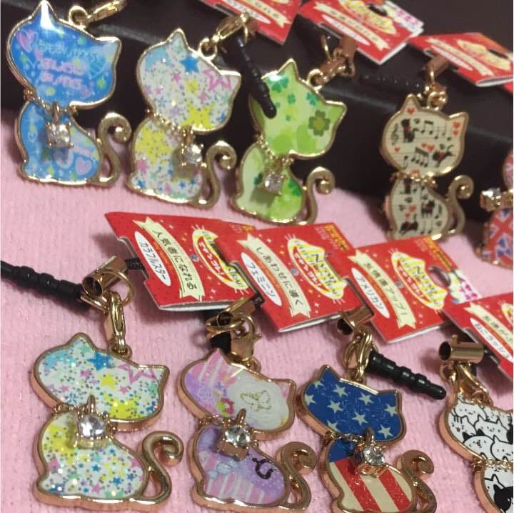 猫ちゃん イヤホンジャック ストラップ