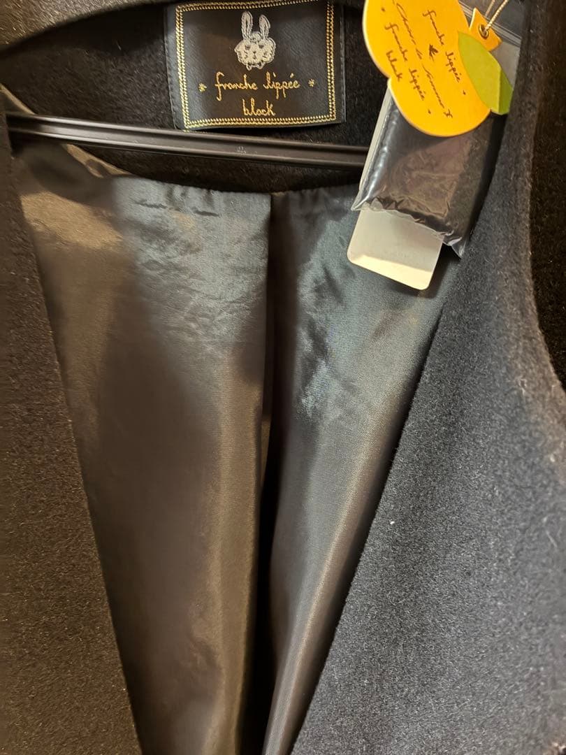 【新品未使用】フランシュリッペ　ブラック　コート