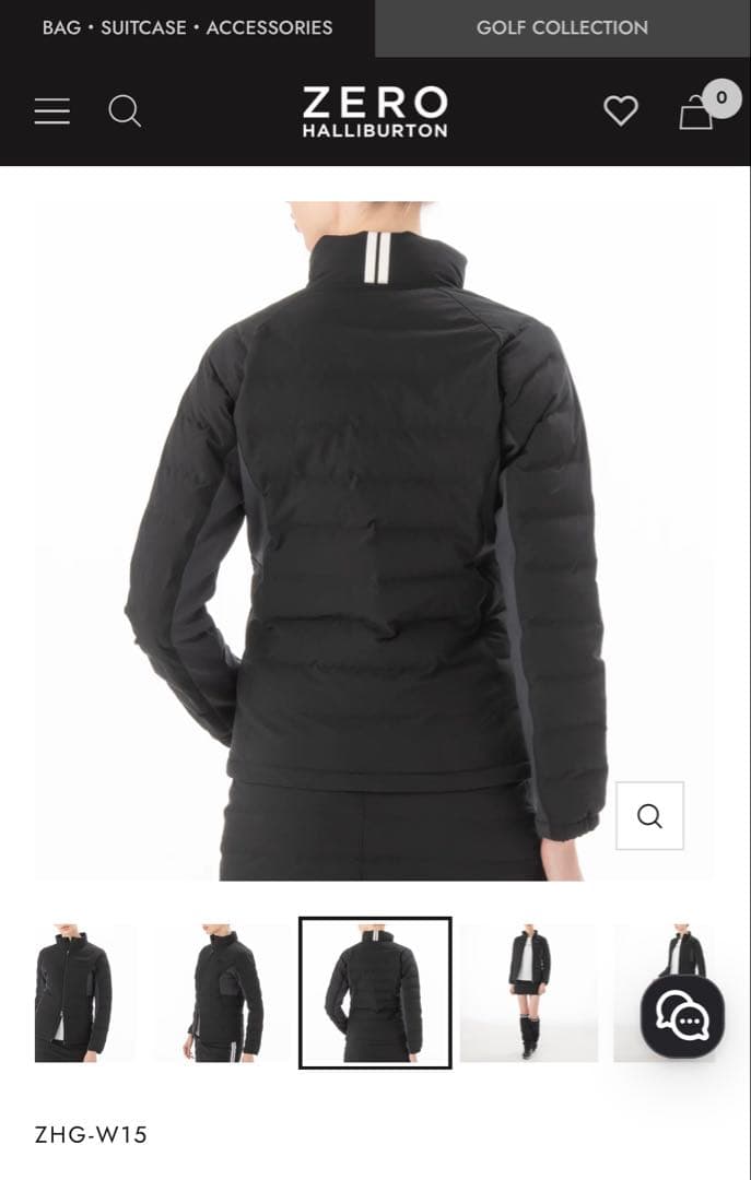 【新品未使用】ゼロハリバートン GOLFパデッドブルゾン