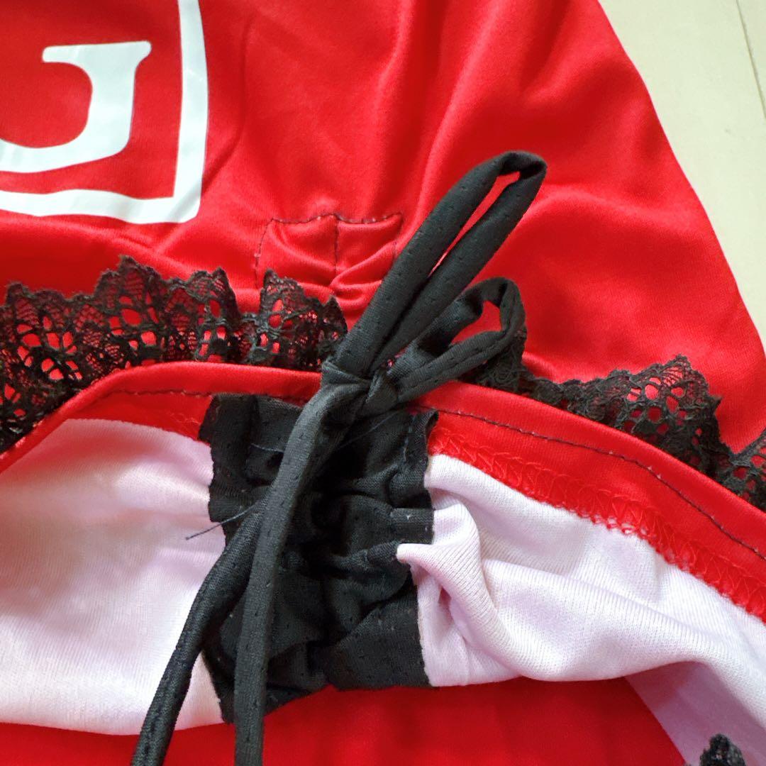 リメイク古着 y2k 平成ギャル レース 激かわいい 刺繍ロゴ セクシーエロ