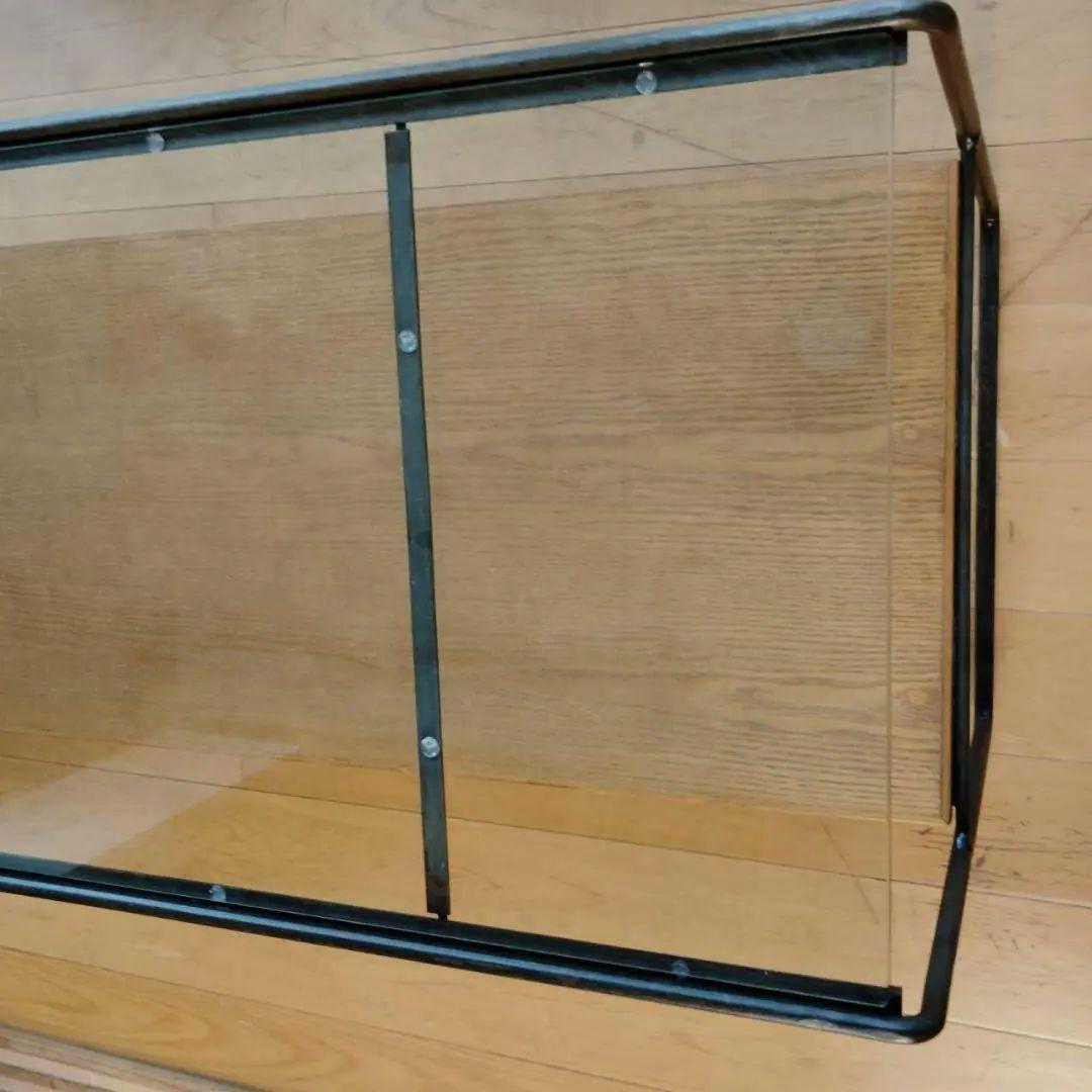 a.depeche(アデペシュ)ガラス 木製 センターテーブル ガラス天板