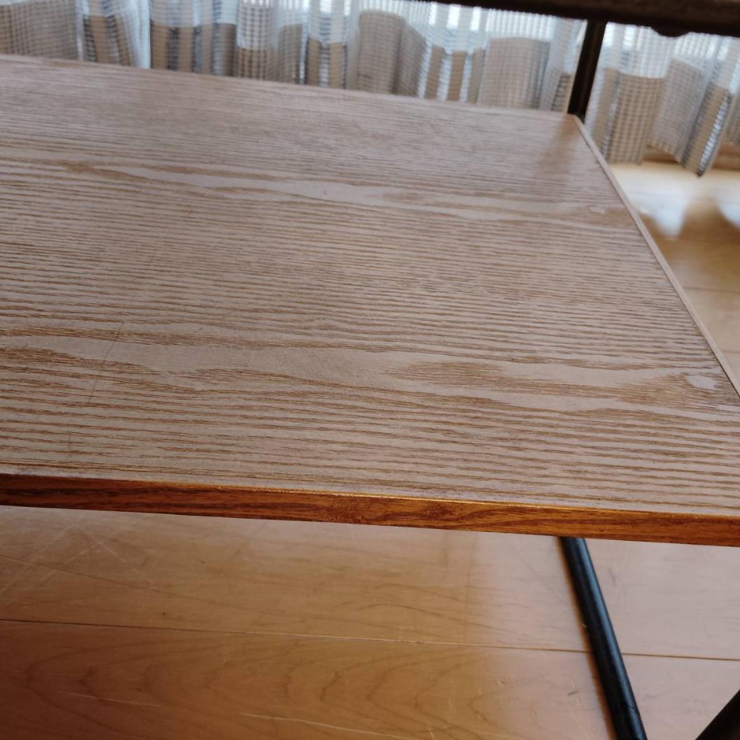 a.depeche(アデペシュ)ガラス 木製 センターテーブル ガラス天板