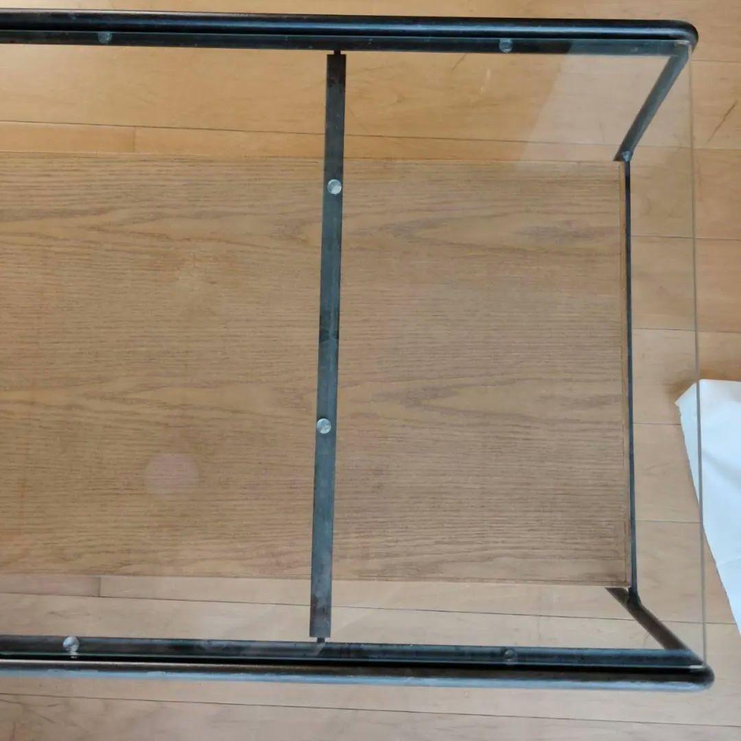 a.depeche(アデペシュ)ガラス 木製 センターテーブル ガラス天板