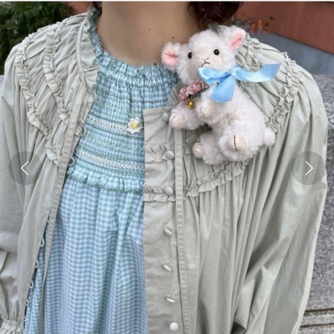 PINK HOUSE ピンクハウス ひつじぬいぐるみコサージュ