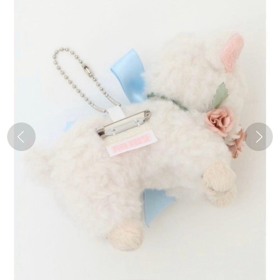 PINK HOUSE ピンクハウス ひつじぬいぐるみコサージュ