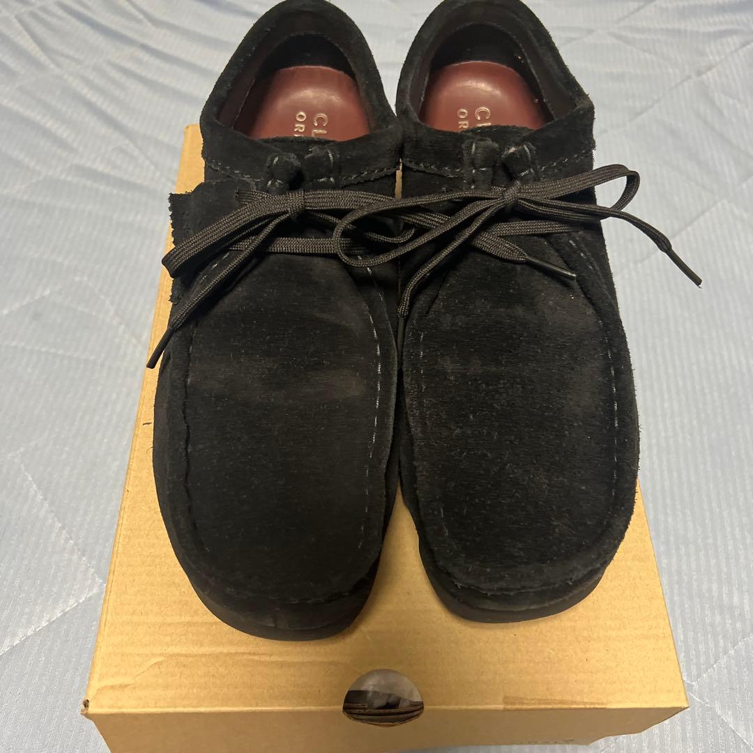【24時間以内発送】CLARKS Wallabee GTX ブラック 7.5