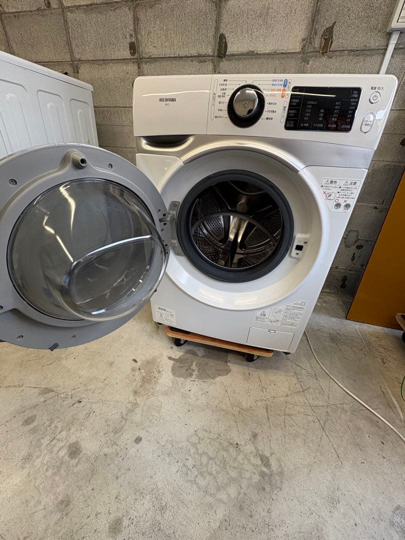 新品付属品有 アイリスオーヤマ 2021年 7.5キロ ドラム式洗濯機