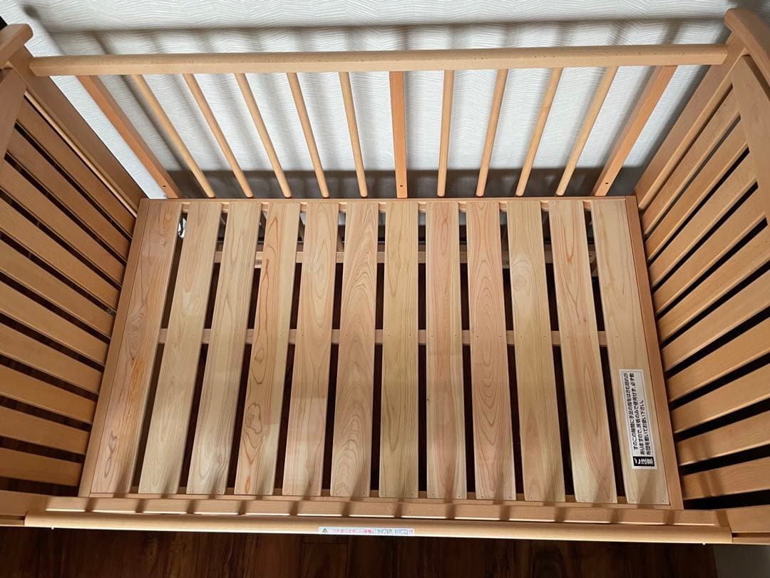 ベビーベッド　ミキハウス