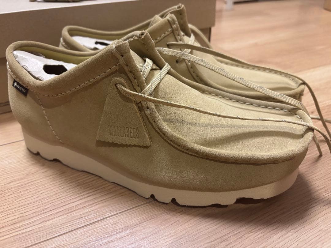 CLARKS WALLABEE GTX ゴアテックス　メープルスエード