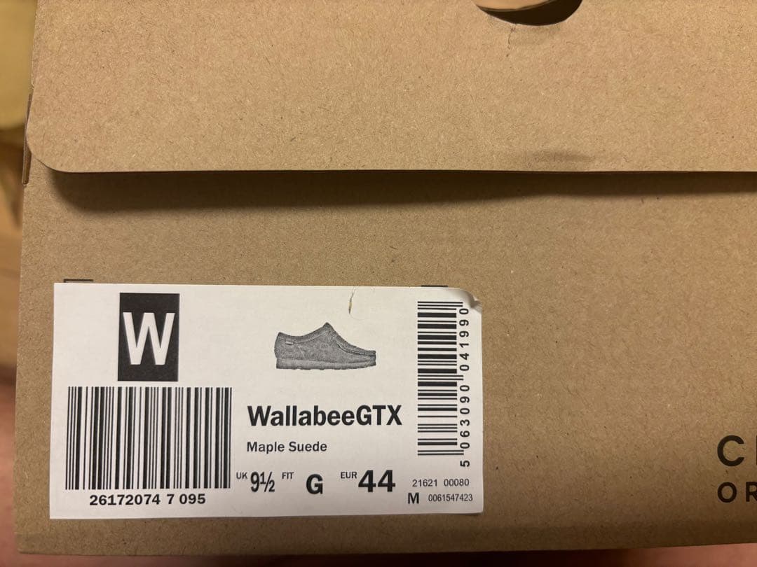 CLARKS WALLABEE GTX ゴアテックス　メープルスエード