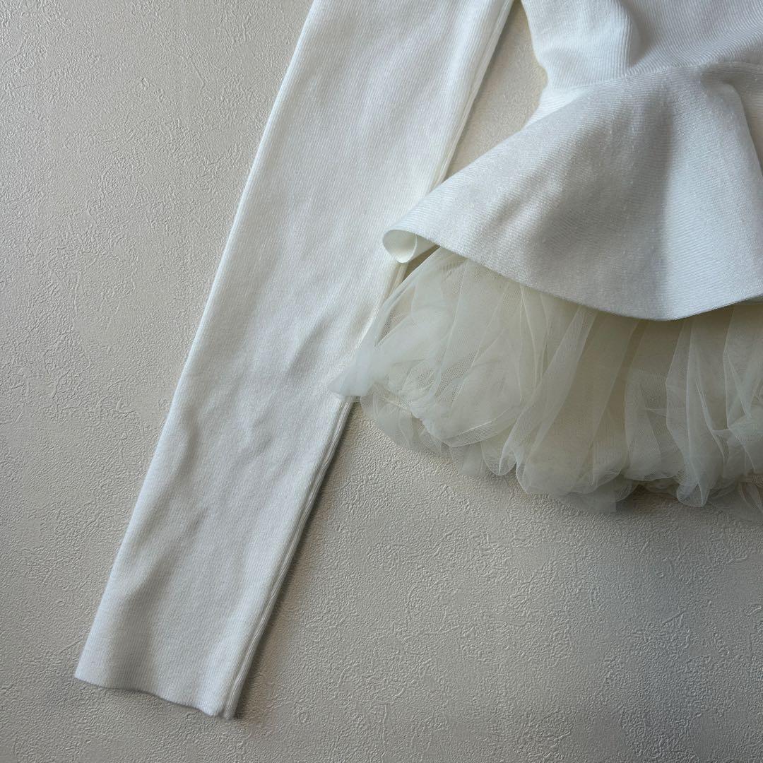 エイミーイストワール 美品 大人気 24AW バルーンヘムニットカーディガン