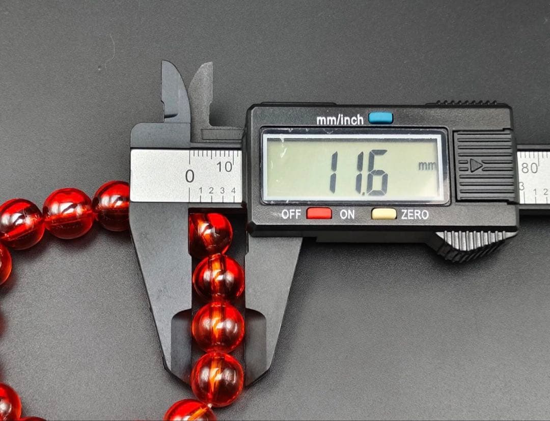 【限定1】スーパーパワー ラッキー ブレスレット　11.6mm 赤