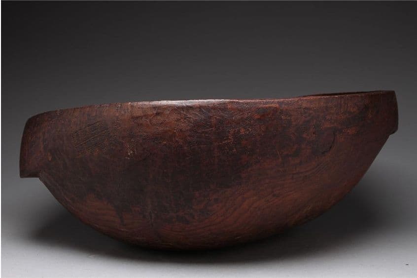 希少 李朝 無垢材 ボウル 大きな 木鉢 こね鉢 古民芸 古道具 古美術