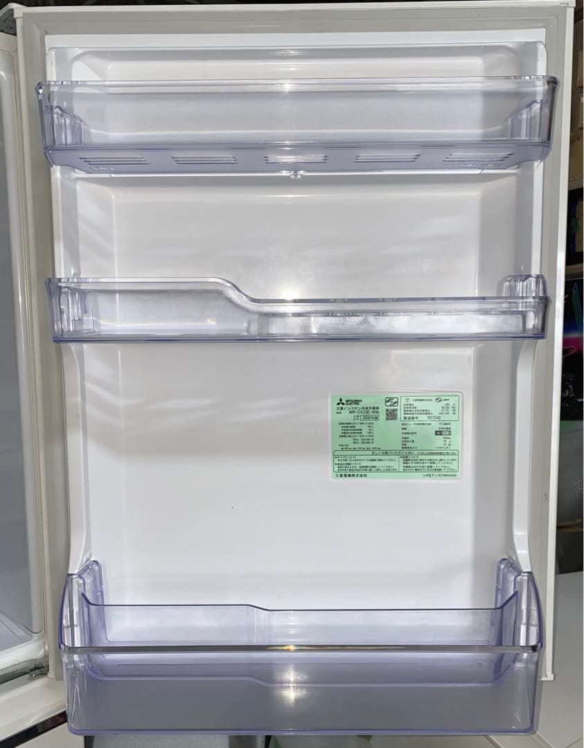 三菱　ノンフロン冷凍冷蔵庫　MR-CX33E-W 2020年製 330L