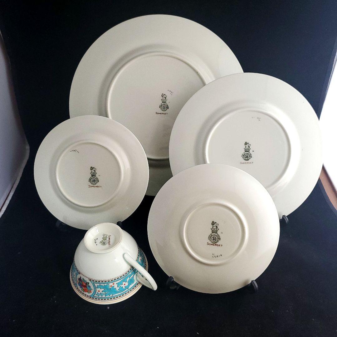 アンティーク ロイヤルドルトン 5Pセット 1930年頃 イギリス