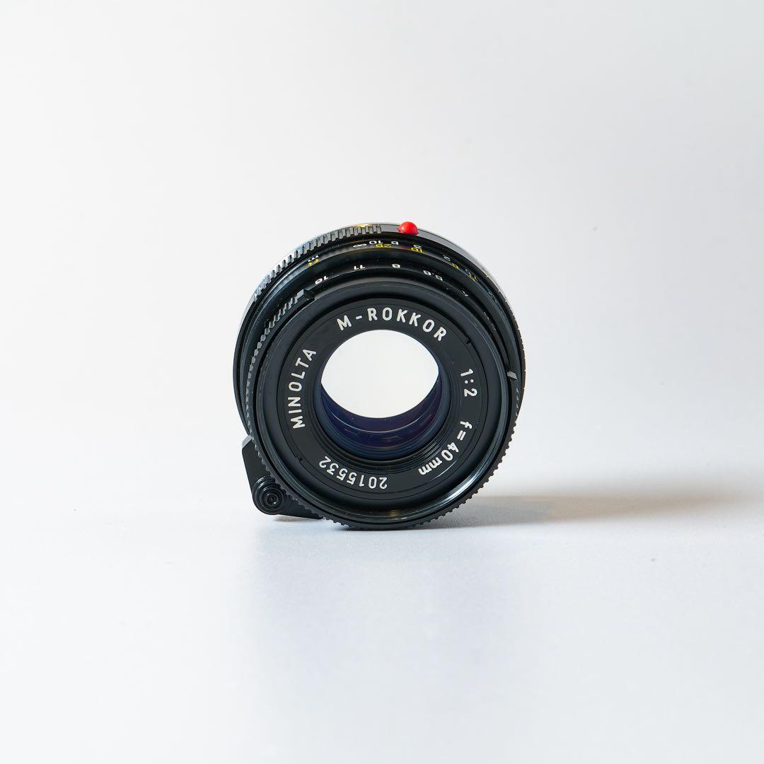 【OH済】MINOLTA M-ROKKOR 40mm F2 (ライカMマウント)