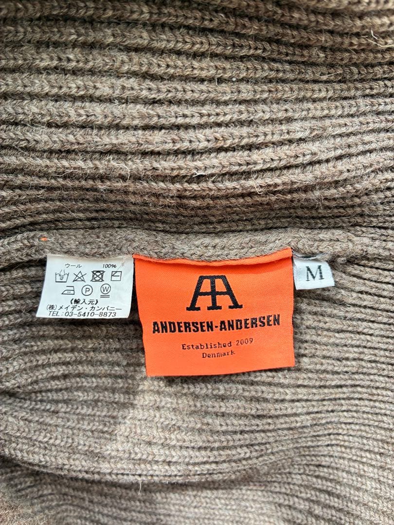ANDERSEN ANDERSEN ウールニット クルーネック イタリア製