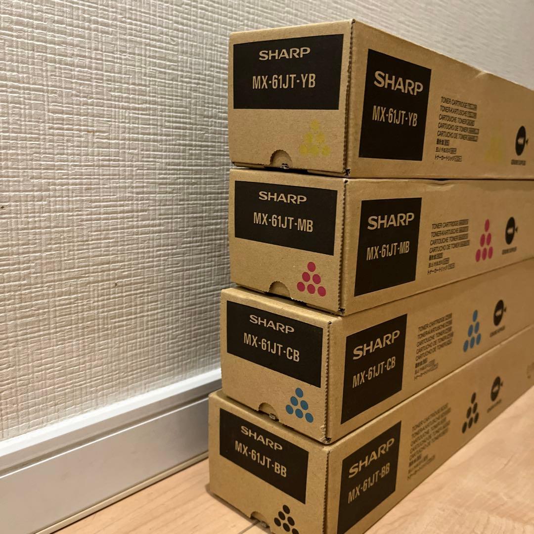 シャープ MX-61JTトナーカートリッジ 4個セット